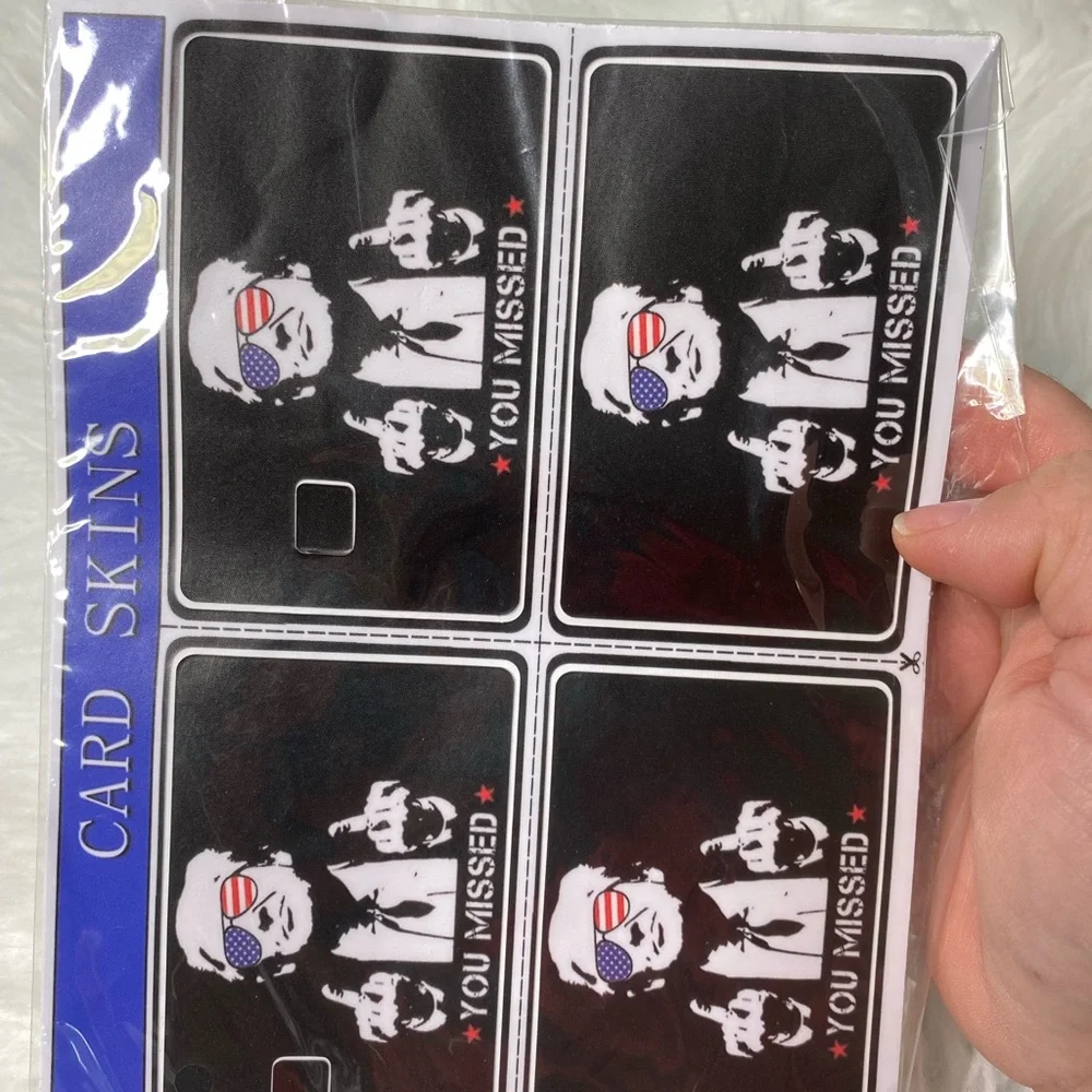 Patriotic Card Skins - Black